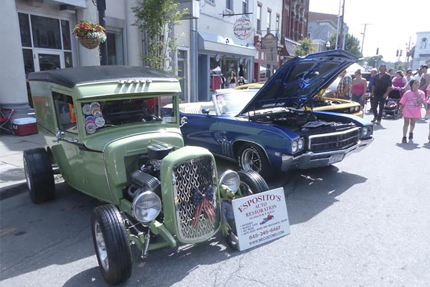 Cars along Main Street