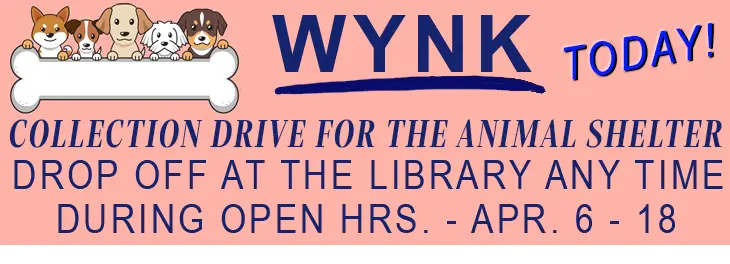 Animal Shelter Collection Drive - Library TODAY.webp